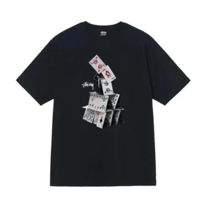 Stussy Black Graphic T shirt, Urban Fashion Staple