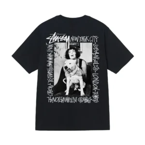 Stussy Black Tee: Retro inspired Street