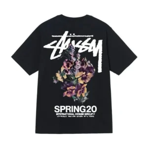 Stussy Black T Shirt: Streetwear Meets