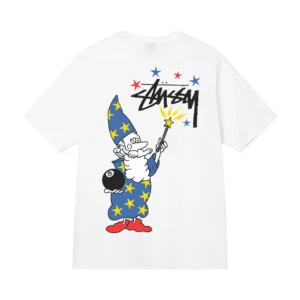 Stussy White Gnome T shirt: Cool Streetwear