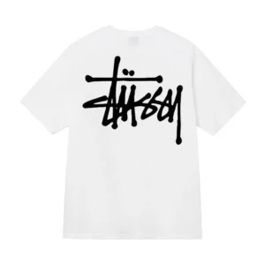 Stussy White Graffiti T Shirt: Cool and Edgy