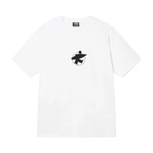 Stussy White Graphic T shirt: Iconic Look