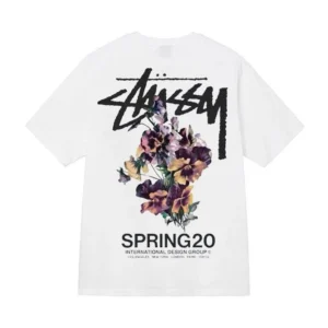 Stussy Spring20 White Tee: Iconic Logo