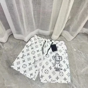Louis Vuitton Monogram White Shorts High end