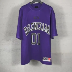 Balenciaga Purple T shirt: Statement Piece