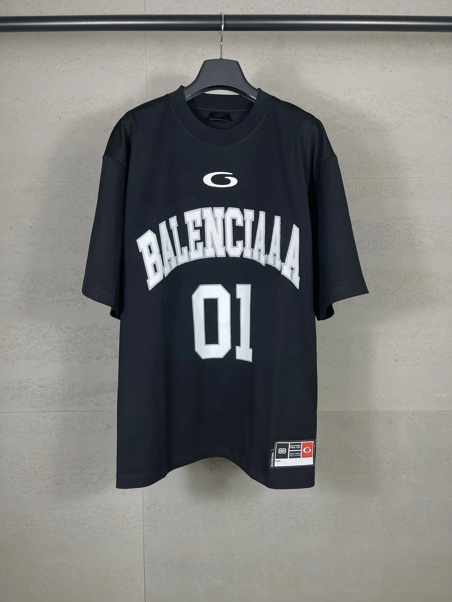 Balenciaga Black Oversized T shirt: A bold