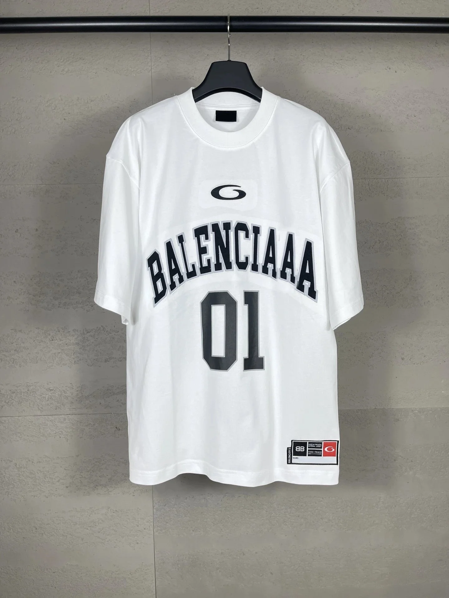 Balenciaga White Tee: Oversized Fit, Fashion