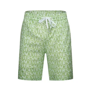 Versace Green Shorts: High Fashion
