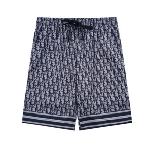 Dior Grey Monogram Swim Shorts Stylish