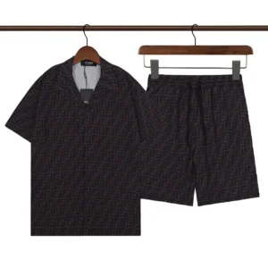 Fendi Dark Brown Monogram Set, Iconic