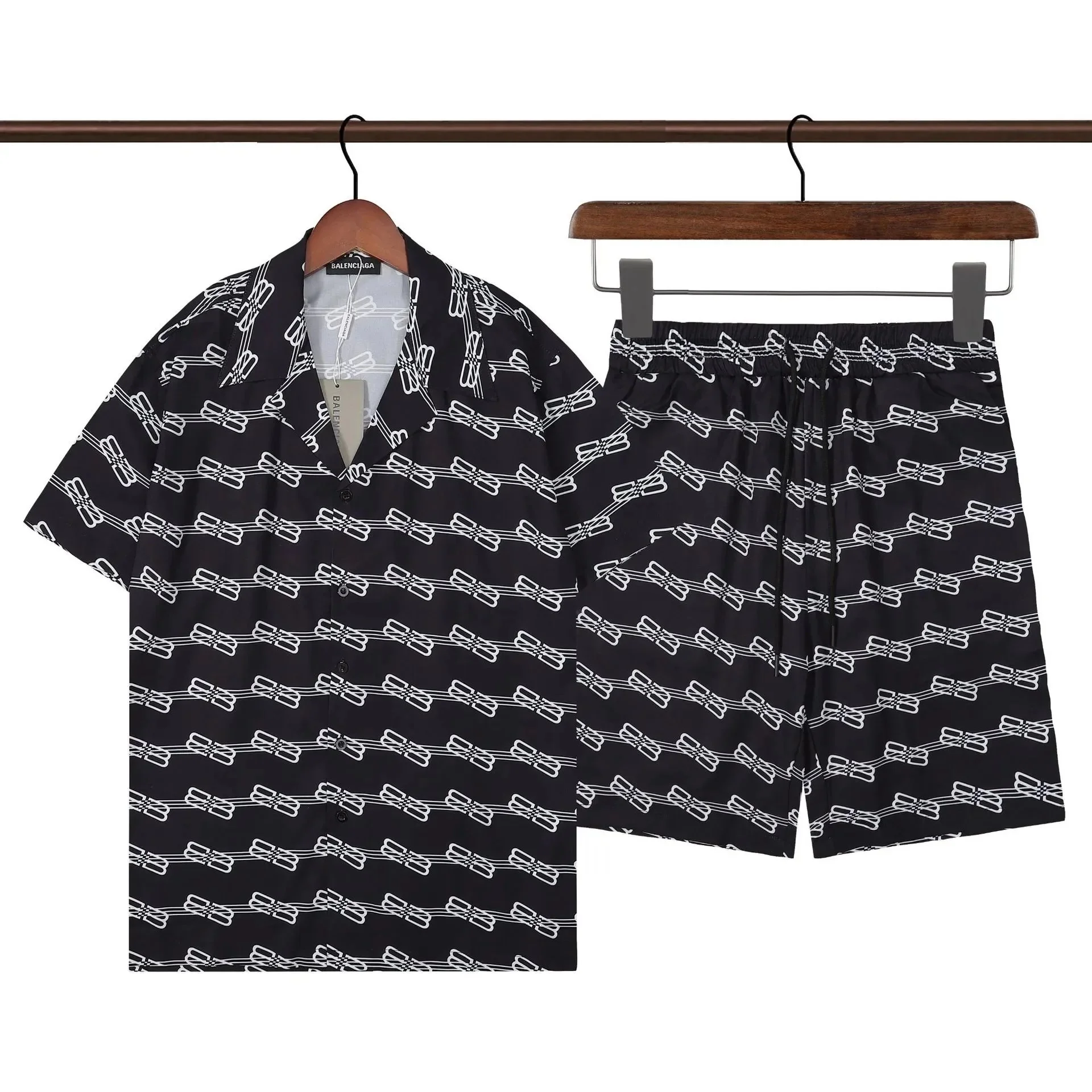 Balenciaga Trendy Black Bow print Co ord