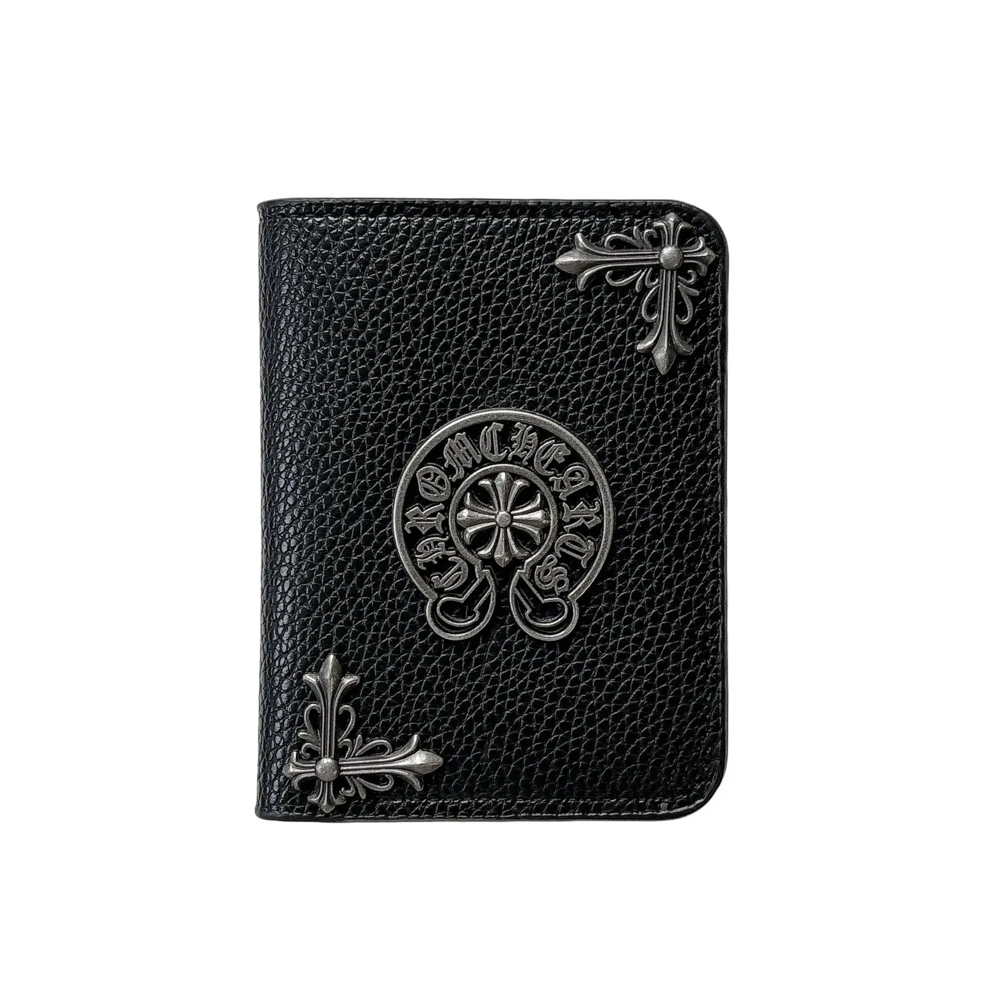 Chrome Hearts Black Wallet: Edgy Design