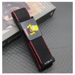 HBA Black Belt with Red Accents: A Cool