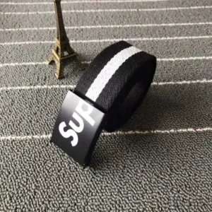 Supreme Black and White Belt: Iconic Fashion