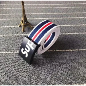 Supreme Red White Blue Belt: Urban Style for