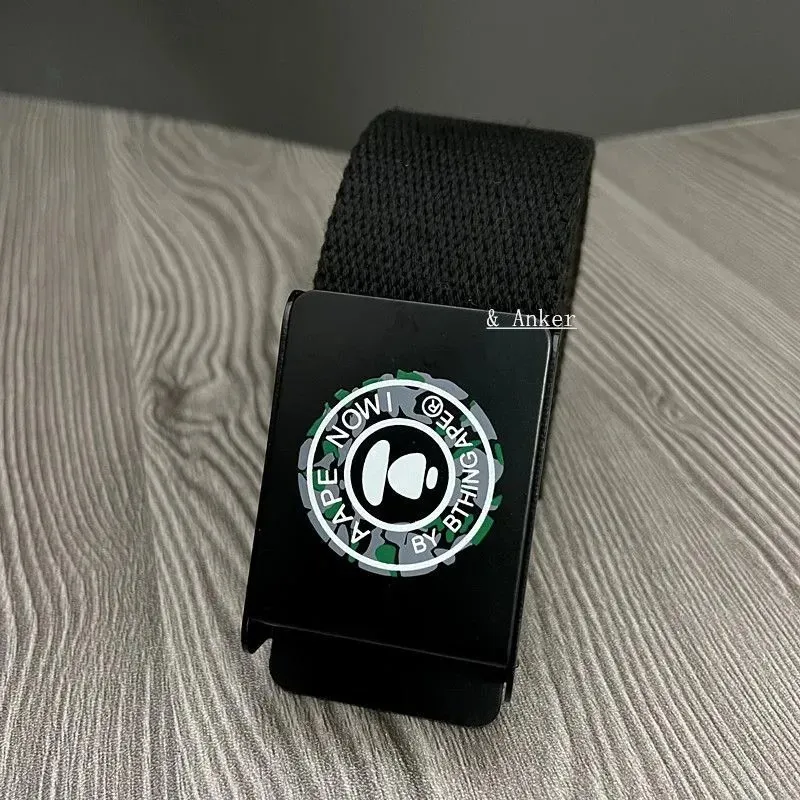 A Bathing Ape Black Belt: Hip Fashion