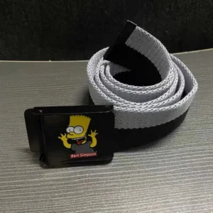 Bart Simpson Black White Belt, Iconic