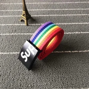 Supreme Rainbow Belt: Make a Bold Fashion