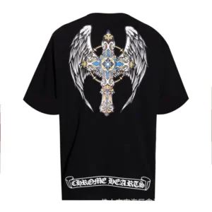 Chrome Hearts Black T Shirt with Winged