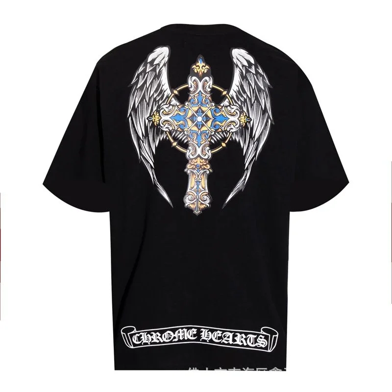 Chrome Hearts Black T Shirt with Winged