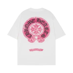 Chrome Hearts White Tee: Bold Graphics