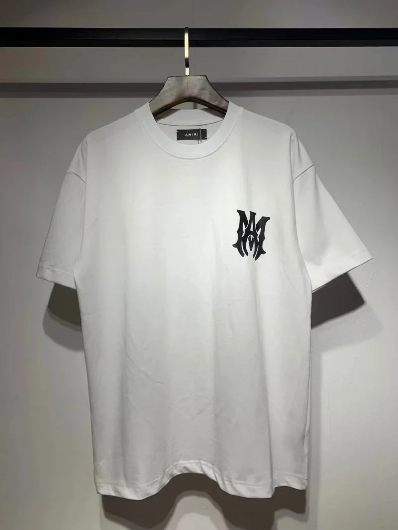 AMIRI White Logo T shirt: Urban Style