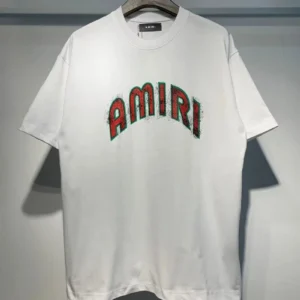 AMIRI White Tee: Street ready with Branded