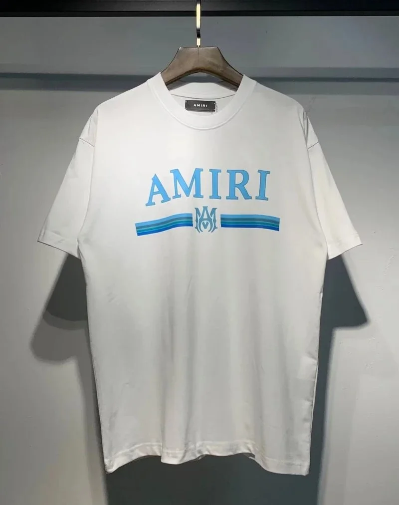 AMIRI White Tee: Chic Branded Look for