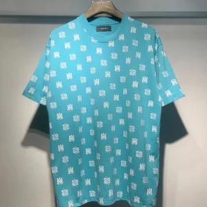 AMIRI Turquoise T Shirt: Comfortable and Eye