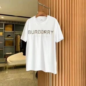 Burberry White T shirt: Chic and Comfortable