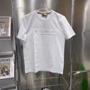 Burberry White Tee: Iconic