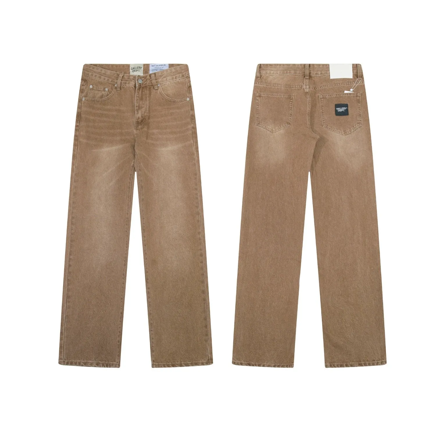 Gallery Dept Brown Jeans Retro Look for