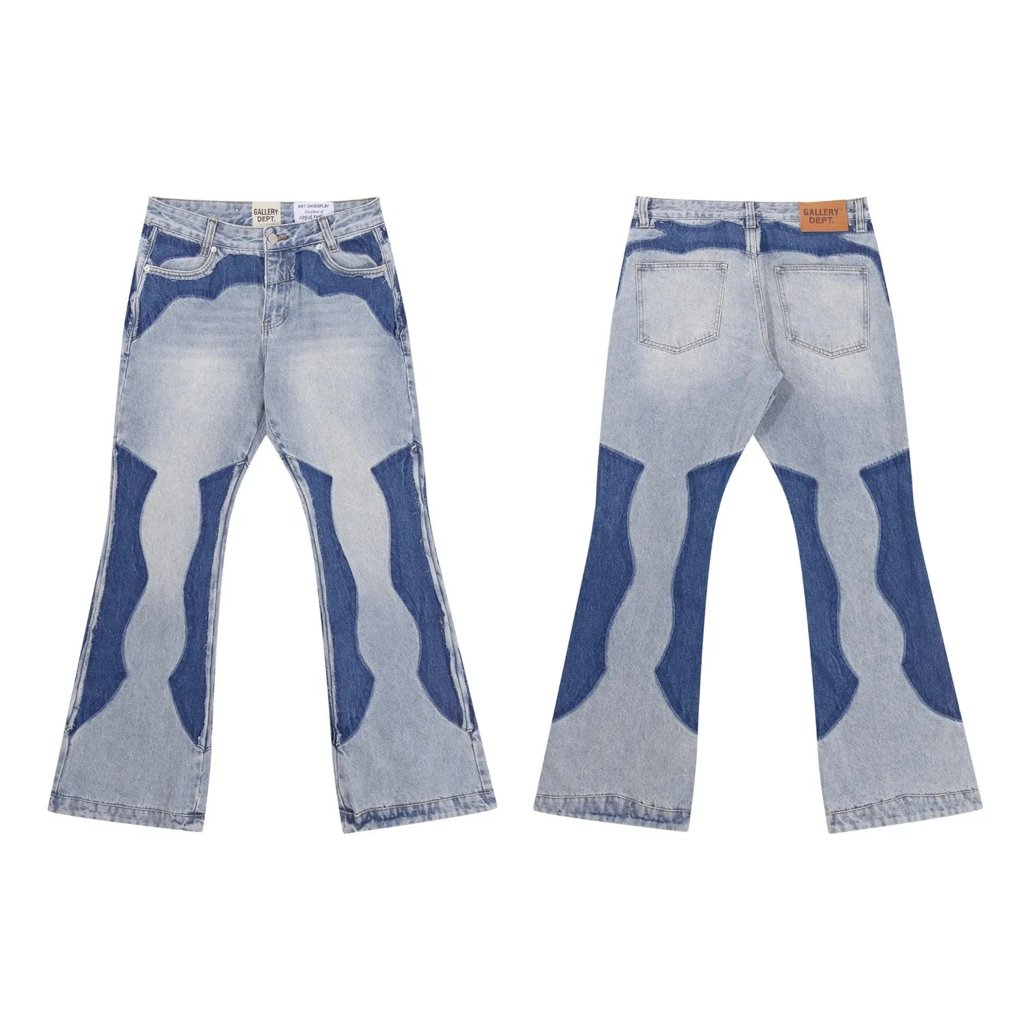 GALLERY DEPT Artistic Light Blue Denim Flare