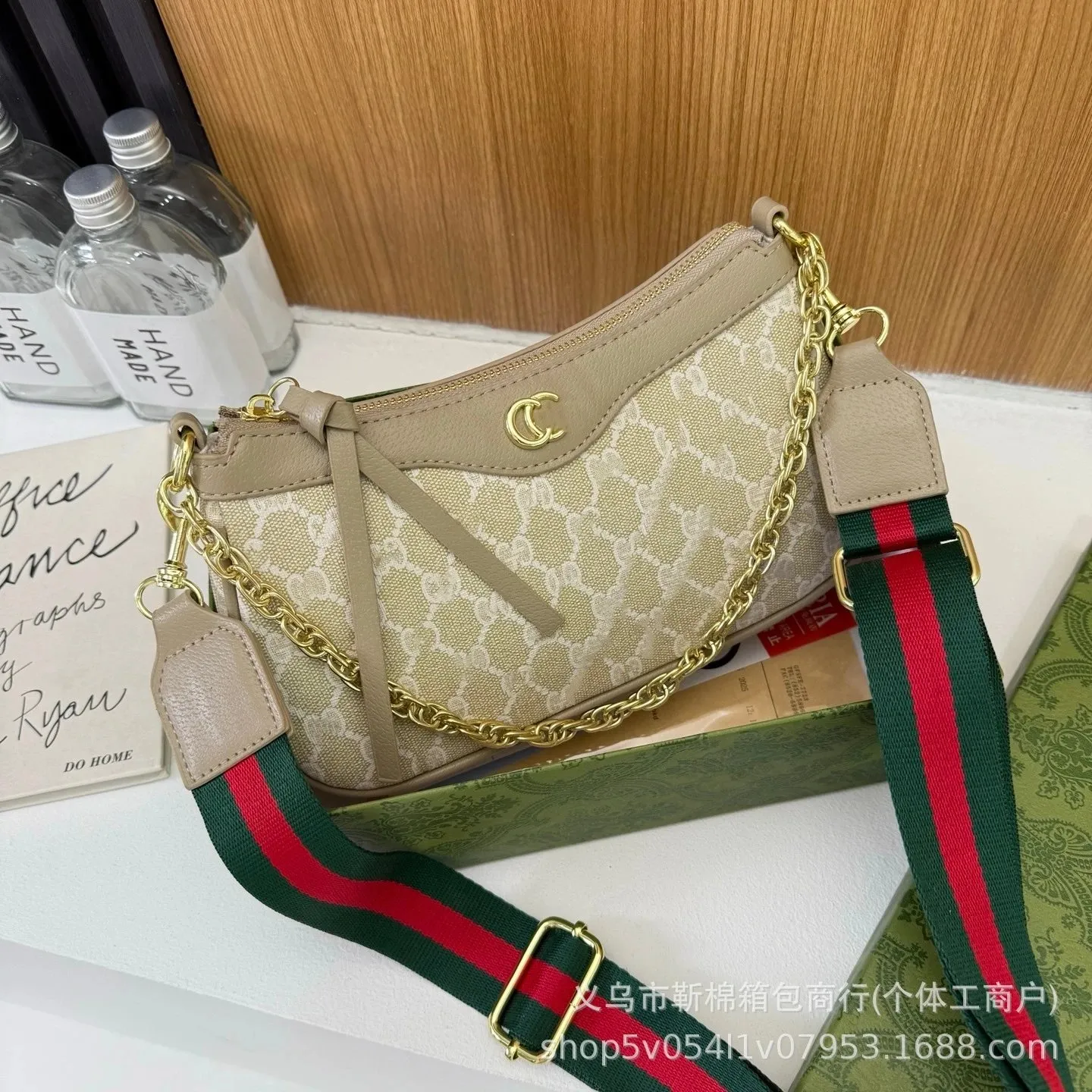 Coach Beige Cross body: Luxe and Trendy