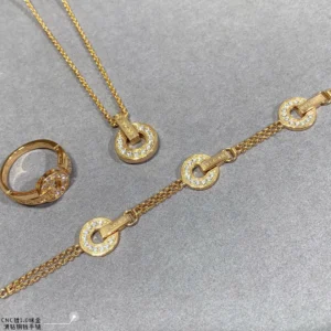 BVLGARI 18K Gold Diamond Bracelet