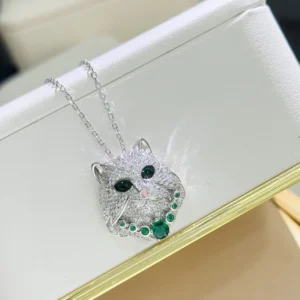 Cat Head Pendant Necklace - Series