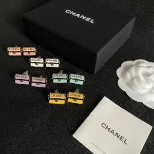 Chanel Bag Stud Earrings Set