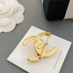 Chanel CC Logo Brooch