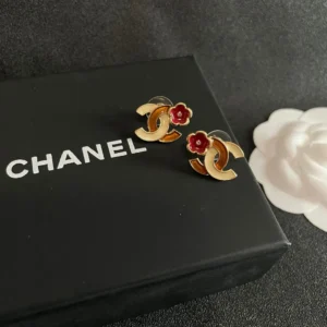 Chanel CC Logo Stud Earringss