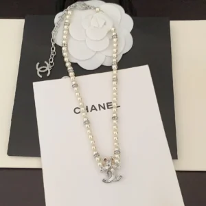 Chanel Camellia Pearl Necklace