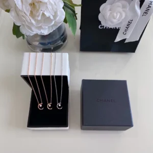 Chanel Crescent Moon Necklace Set