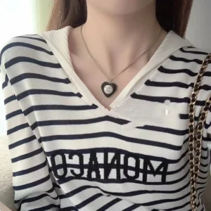 Chanel Heart Pendant Necklace - CC