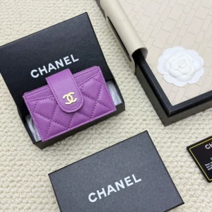 Chanel Quilted Caviar Leather Card