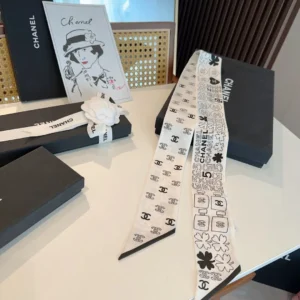 Chanel Silk Scarf Coco Chanel Edition