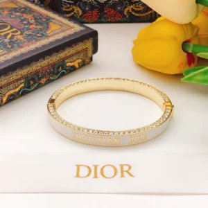 Christian Dior Crystal Bangle Bracelet