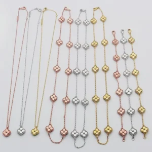 Clover Chain Necklace 5 Petals Series