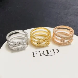 Fred Chain Link Ring Set