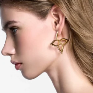 Gold Butterfly Earrings - Jewelry