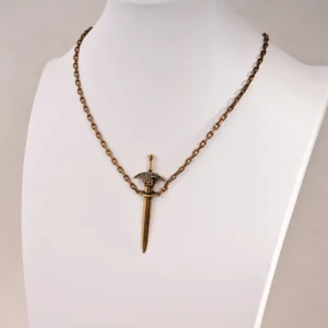 Gold Sword Pendant Necklace - Series