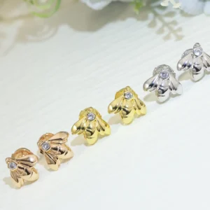 Golden Bee Stud Earrings - Series